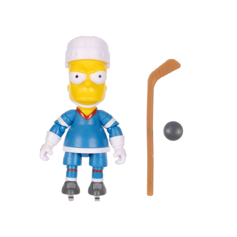 Hockey Bart - The Simpsons 5" Articulated Figure Wave 5 by Jakks Pacific